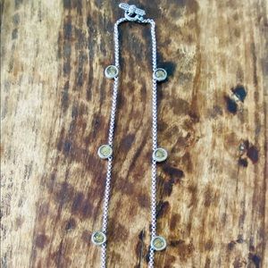 Konsantino Bronze Gold Coin Necklace